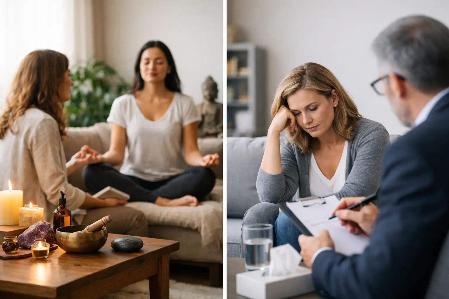 Abordagem integrativa versus terapia convencional